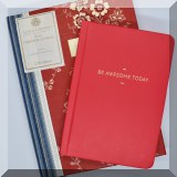 B03. Lot of 2 journals, one lined and one with dots. - $16 